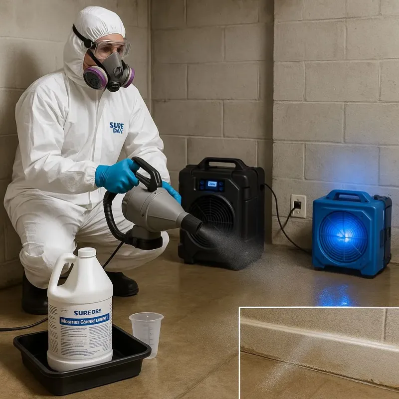 Sanitization and Odor Removal process in Aurora, OH