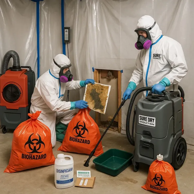 Contaminated Water Handling Protocols process in Aurora, OH